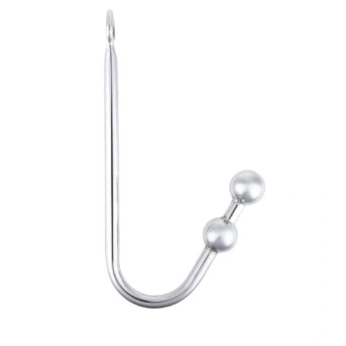 Stainless Pleasurable Hook Balls 4417 Two Steel Anal 0725
